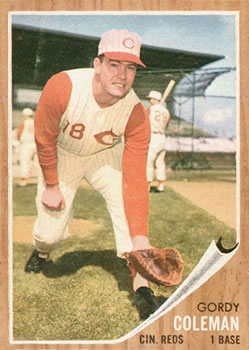 1962 Topps      508     Gordy Coleman
